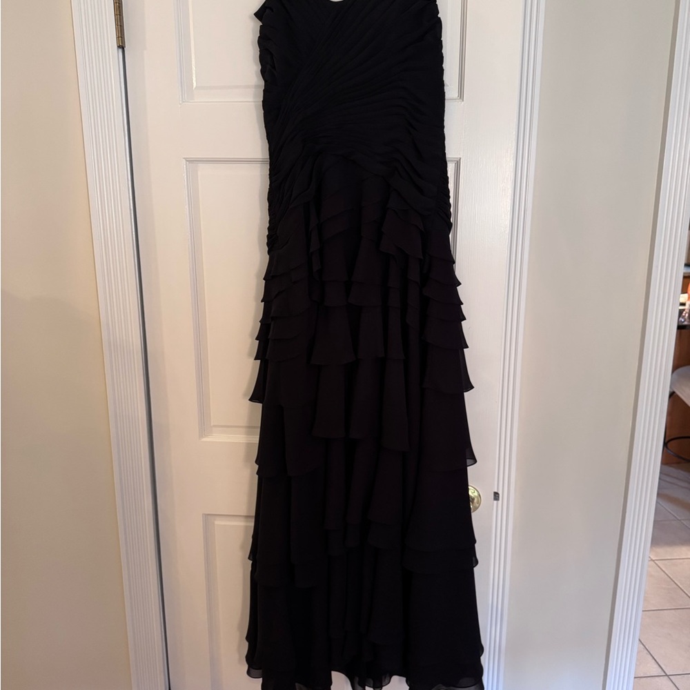 Strapless Gown w/ Detachable Shawl